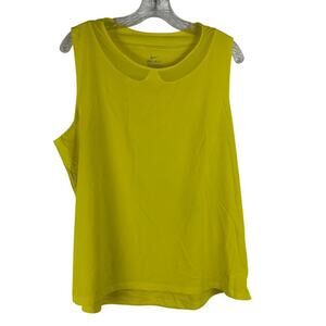 Nike Women's Tank Top Size XL Bright Yellow Flex ACE Golf CI9824 Lightweight